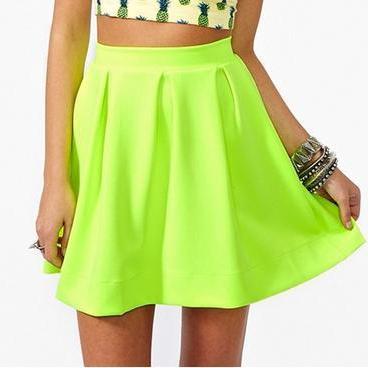Candy Colored High-waisted Skirts Bh