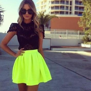 Candy Colored High-waisted Skirts Bh