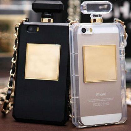 Perfume Bottle Case With Lanyard Chain For Iphone..